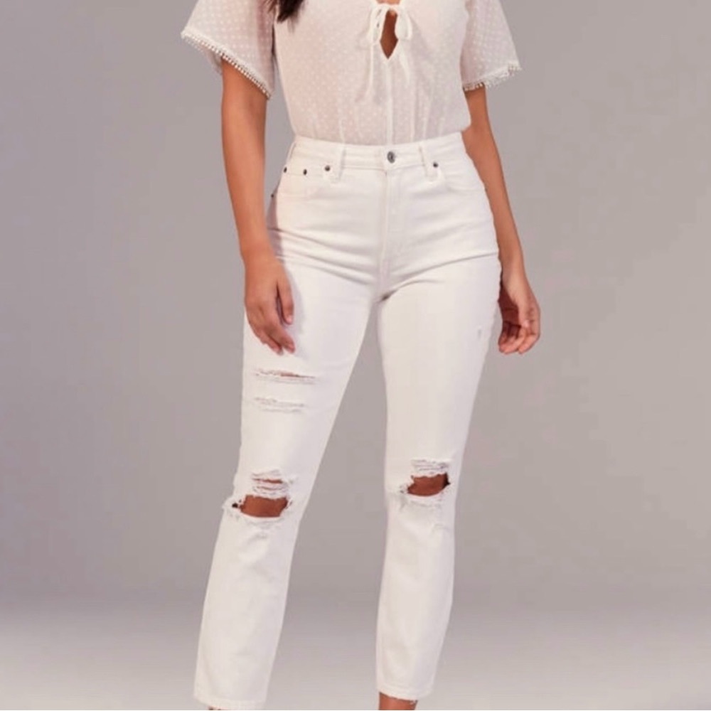 Abercrombie & Fitch The Skinny High Rise Curve Love jeans in sizr 30 / 10R